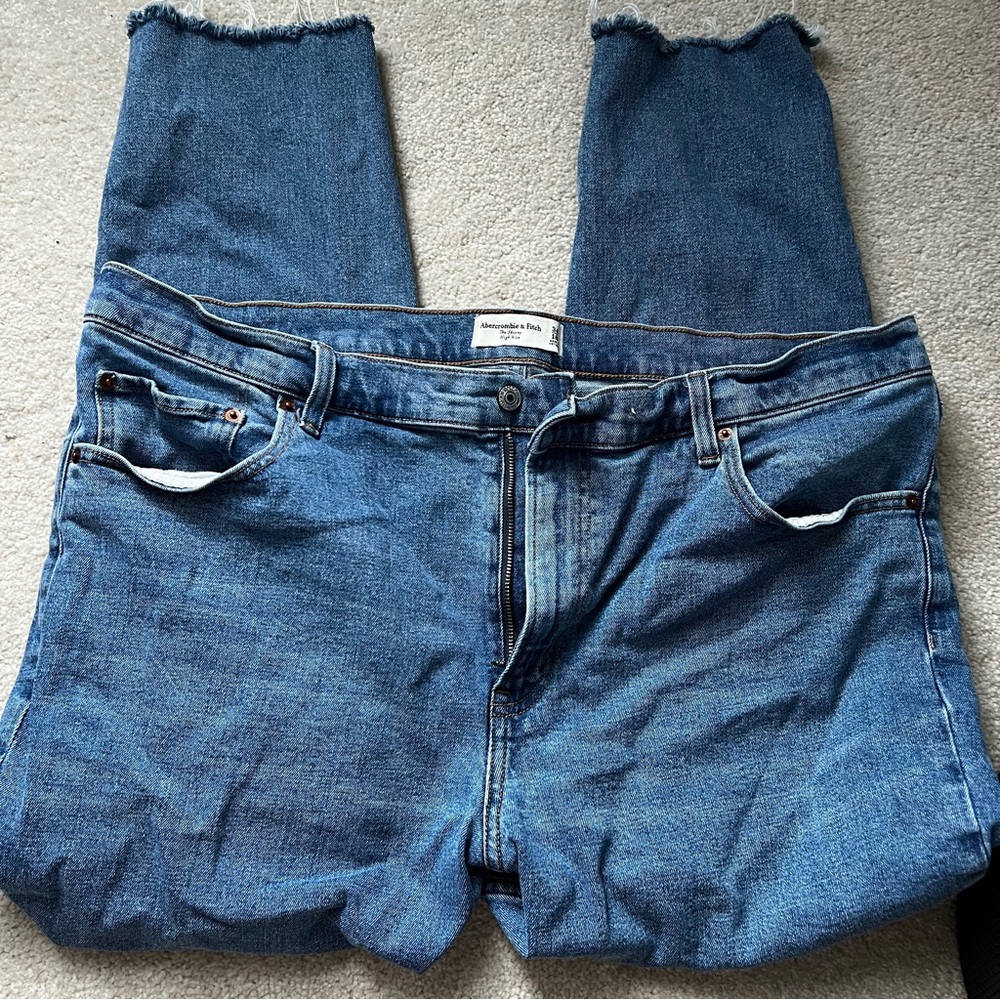 Abercrombie & fitch skinny high rise 34